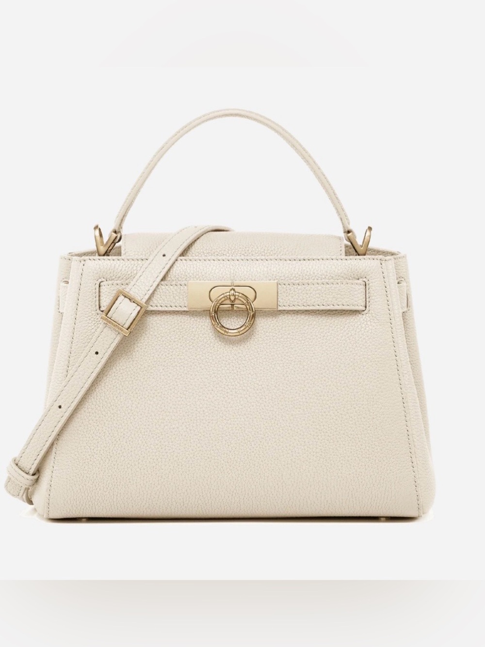 Parisa Wang Madison Top Handle Bag in Cream